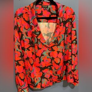 Top Shop floral blouse